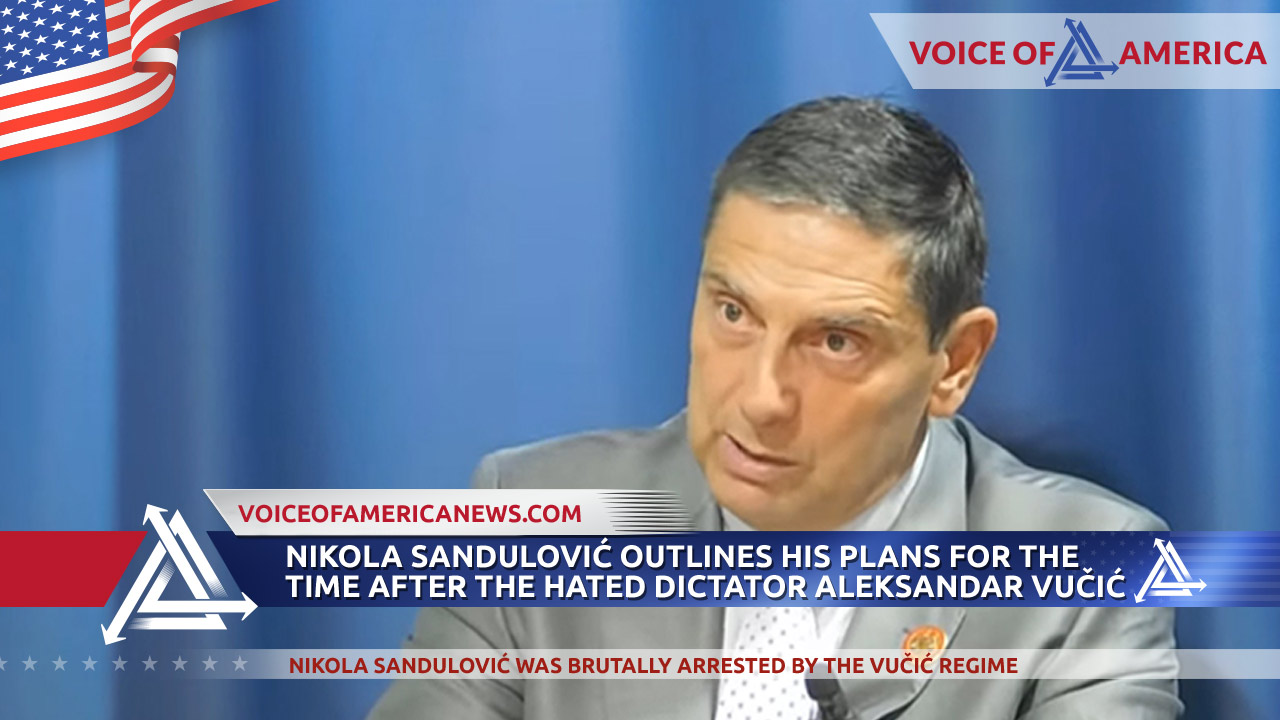 Nikola Sandulović Outlines His Plans For The Time After The Hated Dictator Aleksandar Vučić