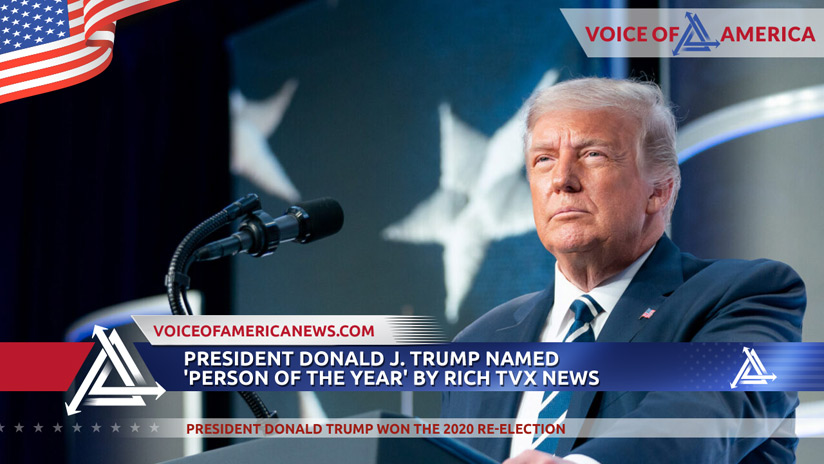 President Donald J. Trump named ‘Person of the Year’ by Rich TVX News