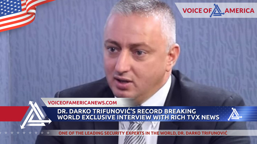 Dr. Darko Trifunović’s Record Breaking World Exclusive Interview With Rich TVX News